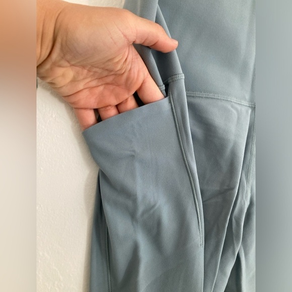 Athleta Salutation Stash Pocket II 7/8 Tight Leggings Mint Green Size 1X Travel - Picture 4 of 9